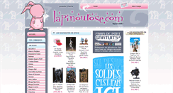 Desktop Screenshot of lapinourose.com